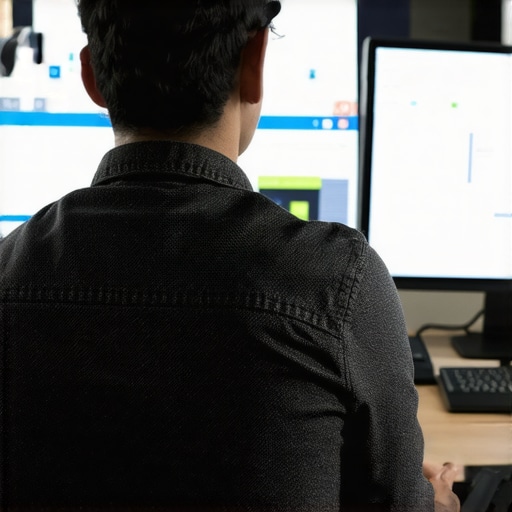 Data-Driven Greensboro SEO Strategy Digital marketer analyzing local SEO analytics in Greensboro