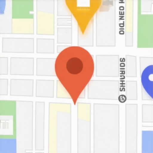 Greensboro Map Optimization Interface Digital map highlighting Greensboro businesses for local SEO