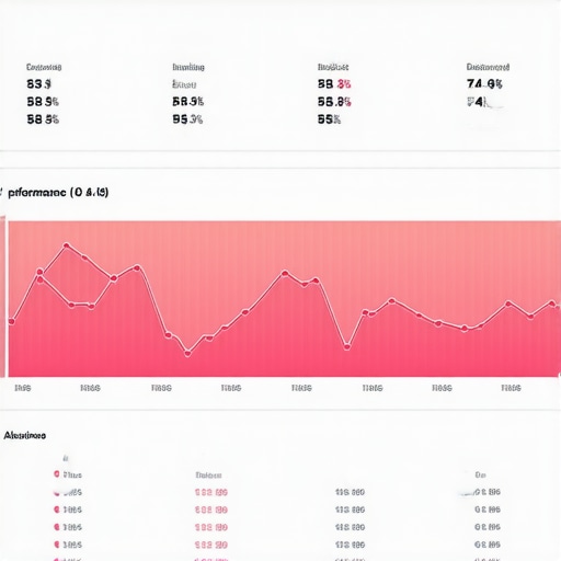 Dashboard screenshot of Google Search Console with performance data.