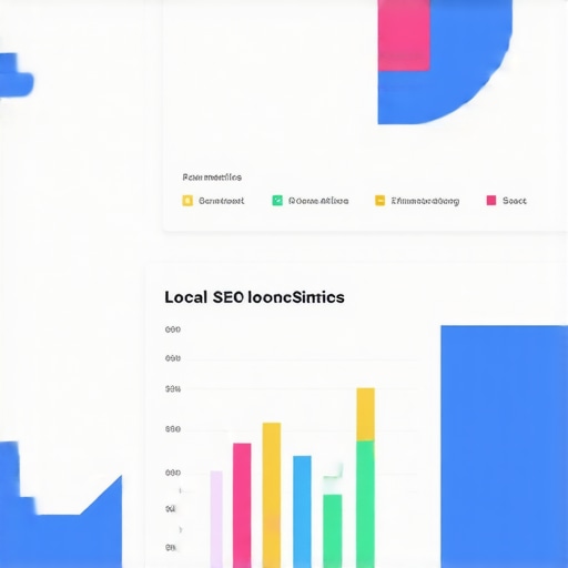 Screenshot of local SEO metrics dashboard showing business insights in Greensboro