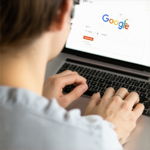 Person working on local SEO optimization for Greensboro.Google Maps profile