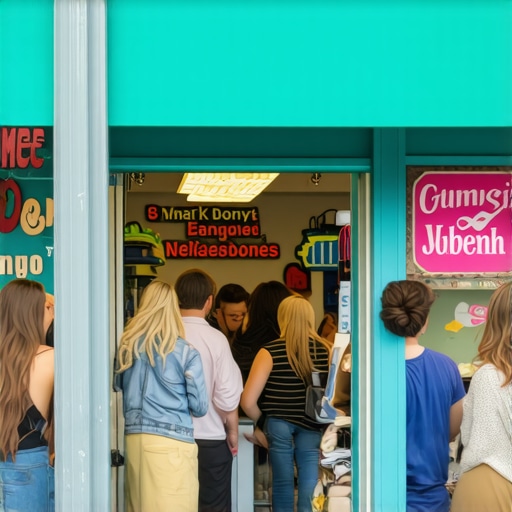 A bustling Greensboro shop during community event with engaged customers.