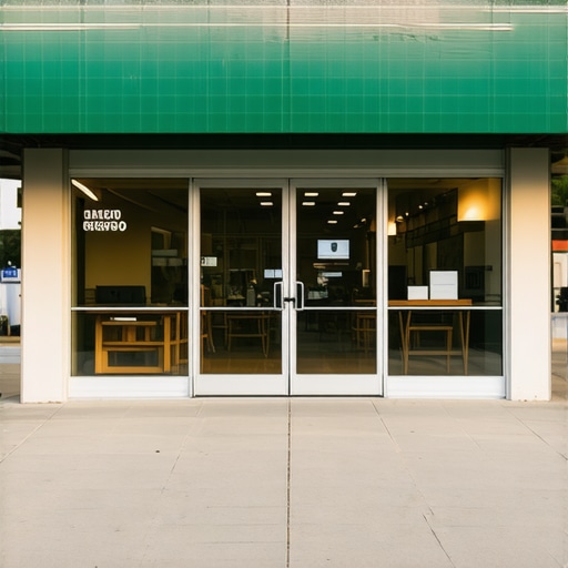 Photos of a Greensboro storefront, interior, and local landmarks highlighting a business's visual appeal.