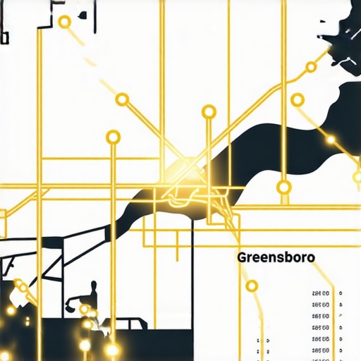 Visualization of advanced local SEO signals and algorithm factors for Greensboro NC map rankings