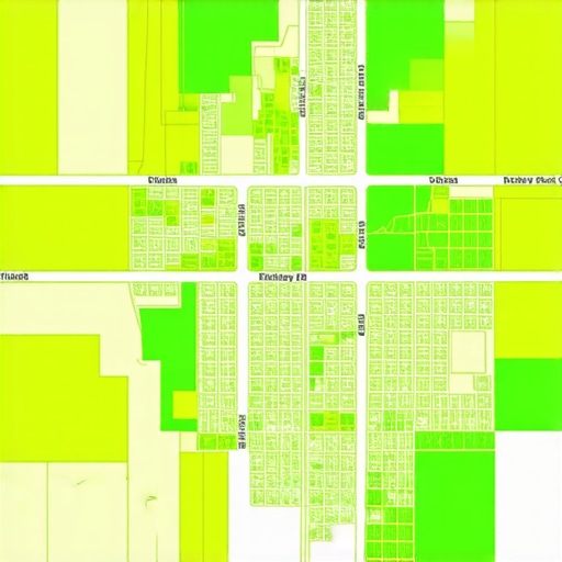 A heat map showing local search ranking density across various Greensboro NC neighborhoods for service area businesses.
