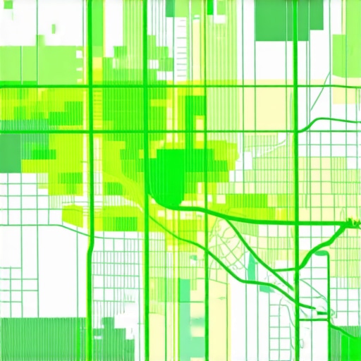 Visual representation of Greensboro local SEO ranking heatmaps across different neighborhoods